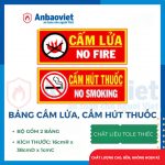 Bảng cấm lửa cấm thuốc PCCC
