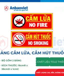 Bảng cấm lửa cấm thuốc PCCC