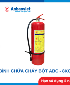 Bình chữa cháy bột ABC 8kg Trung Quốc