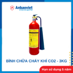 Bình chữa cháy khí CO2 3kg Trung Quốc - MT3