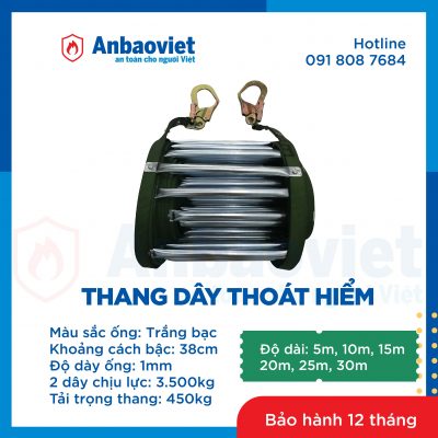 Thang Dây ống Trắng