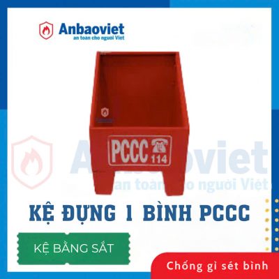 Kệ đơn đựng bình chữa cháy bằng sắt