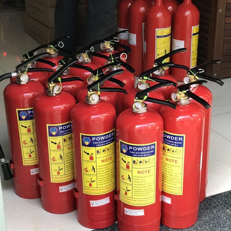 Cách bảo quản bình chữa cháy bột và CO2