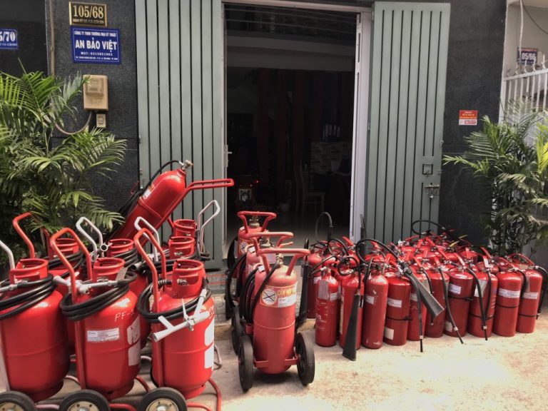 Nạp bình chữa cháy tại quận 12 siêu tốc