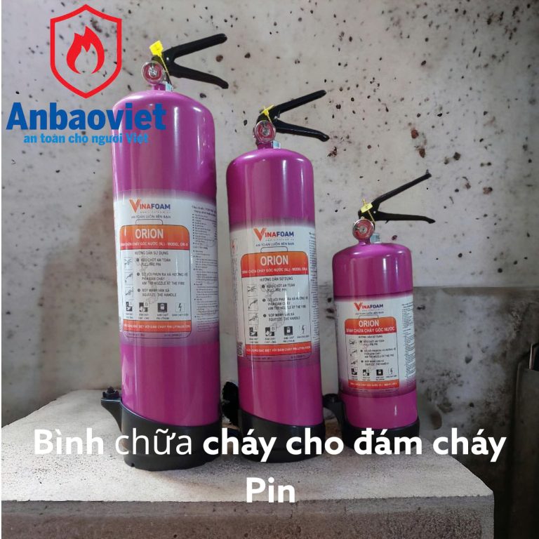 Bình chữa cháy Pin Lithium Orion giải pháp tối ưu cho đám cháy pin 4 Bình chữa cháy Pin Lithium Orion giải pháp tối ưu cho đám cháy pin