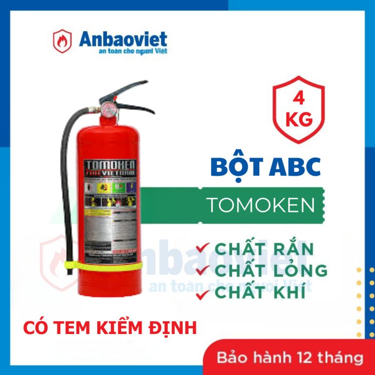 Bình chữa cháy Tomoken – Bình chữa cháy công nghệ Nhật Bản