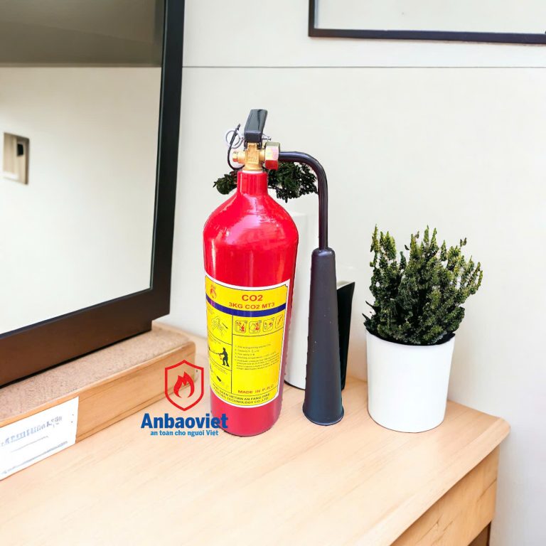 Tại sao bình chữa cháy khí CO2 không có đồng hồ?