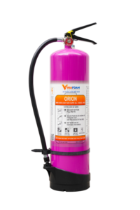 Bình chữa cháy Pin Lithium ORION 6 Lít, Vinafoam, có tem kiểm định 2 Binh chua chay Vinafoam Orion 6L