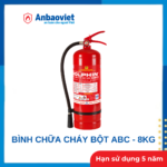 Bình chữa cháy bột ABC 8kg Dolphin