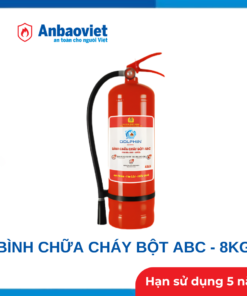 Alternative view of Bình chữa cháy bột ABC 8kg Dolphin
