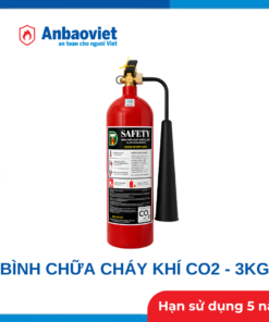 Bình chữa cháy Safety khí CO2 3kg có tem kiểm định