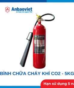 Bình chữa cháy Safety khí CO2 5kg có tem kiểm định