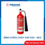 Bình chữa cháy khí CO2 3kg Dolphin