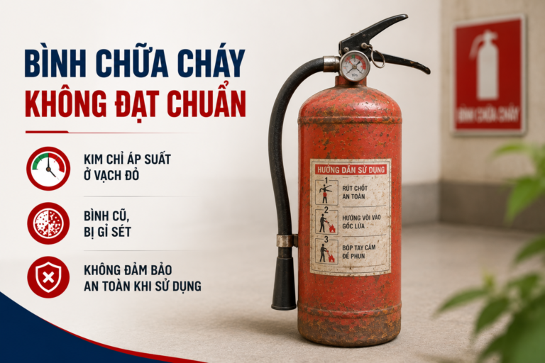 Bình chữa cháy để lâu không dùng có bị hư không?