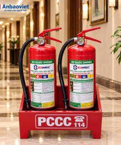 Combo 02 bình chữa cháy bột 4kg, 83MEC-Bộ Quốc Phòng